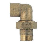 Raccord union laiton coudé 90° à souder - M 1/2 - Ø 14 mm - 98GCU - Thermador
