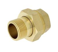 Raccord union laiton droit 3 pièces Mâle Femelle 1"