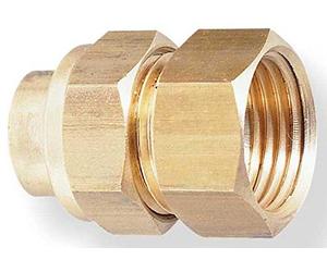 Raccord union laiton droit à souder - F 1/2 - Ø 18 mm - 340GC - Thermador