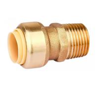 Raccord union - Laiton - Mâle - 15x21- D14 - Toutub BOUTTÉ