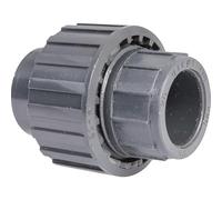 Raccord union PVC pression noir droit - Femelle Ø 40 mm - Girpi