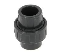 Raccord union PVC pression noir droit - Femelle Ø 20 mm - Girpi
