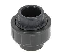 Raccord union PVC pression noir droit - Femelle Ø 25 mm - Girpi