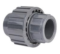 Raccord union PVC pression noir droit - Femelle diamètre 20 mm - Girpi