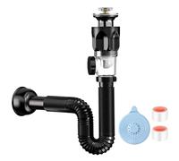Raccord universel pour salle de bain - Adaptateur pour broyeurs de déchets, d'égout, de remplacement à greffage rapide, pour lavabo à faire soi-même | Kit de composants pour de nouveaux coûts