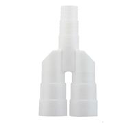 Raccord universel tubes condensats en Y goulotte clim - IP40 IK08 - Blanc - Zenitech