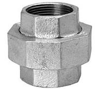 Hermann Schmidt Temperguss 330 raccord vissé 13330040 DN 40, 2000 2000 /2", joint plat, IG/IG, galvanisé
