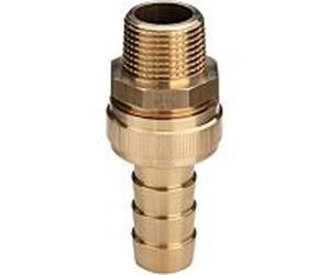 Raccord vissé pour tuyau d'évacuation Viega 108816 R 3/4 x 3/4" x G 1, laiton, étanchéité conique
