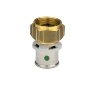 Raccord vissé Viega Sanfix P avec SC-Contur en bronze, modèle 2163 d : 16 G : ½