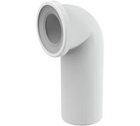 Raccord WC coudé 90° Blanc Blanc