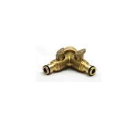 Raccord Y en laiton double sortie male raccord rapide