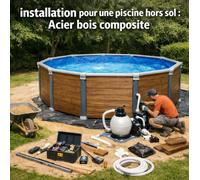 Raccordement hydraulique simple piscine hors sol - 34