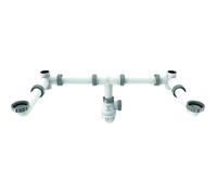 Raccordement pour lavabo 2 vasques - Valentin