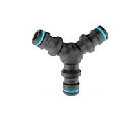 Cellfast Raccord en T Ergo™ pour Le raccordement de Trois extrémités de tuyaux d'arrosage, UNI FIT, 1/2",3/4",5/8", 53-205
