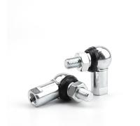Raccords à Rotule en Forme de L, 2 Pièces CS16 M10 Joints à Rotule de Liaison Angulaire, Roulement Fileté avec Goujon pour Engins de Chantier, Équipements D'automatisation 0XBIT