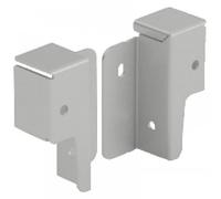 Raccords arrière hauteur 78 mm - argent HETTICH
