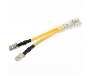 Raccords câblés en Y - Cosses plates 6.3 mm - 2 mâles / 1 femelle