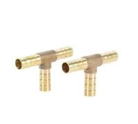 Raccords cannelés en laiton pour tuyaux, Raccord de tuyau cannelé en laiton, 1 pièce, plusieurs tailles(OD 8mm-4mm-8mm)