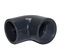 Raccords coudés à trois voies à filetage interne UPVC, raccords de conduite d'eau à filetage interne, coude semi-fileté et semi-inséré à 90 degrés(1I2 20mm 1Pc)