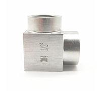 Raccords coudés en laiton, raccords coudés, Coude femelle mâle à haute pression, coupleur à 90 degrés, raccord de tuyau en acier inoxydable 304, connecteur coudé for eau et gaz(NPT-1/2")