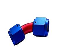 Raccords coudés universels pour tuyaux hydrauliques femelles AN4-AN12 - Angles 45°/90°/180° pour systèmes de refroidissement d'huile(45 Degree,AN10_OTHER)