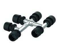 Raccords croisés TECElogo-Ax, laiton nickelé, 8864103, version :