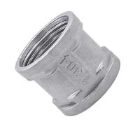 Raccords D'adaptateur De Tuyau Fileté Femelle Connecteur Droit Raccord Tuyau Remplacement Connexion À Double Manchon Adaptateur Connecteur En Acier Inoxydable Coupleur Raccords