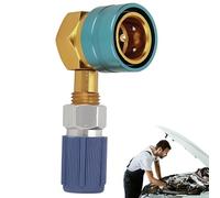 Raccords d'adaptateur R1234YF, adaptateur de conversion du connecteur pour couplage rapide - Conditionnement du connecteur d'évacuation et accessoire de réfrigérant réfrigérant utilise cet adaptateur