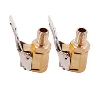 Raccords d'air pour pneus pour véhicules | 2 pièces connecteur gonflant, raccord avec blocage pour gonflage des pneus | pour camions SUV moto vélo remorque camping-car voiture