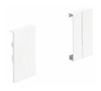 Raccords d'angle pour face avant InnoTech Atira-hauteur 70 mm-blanc HETTICH