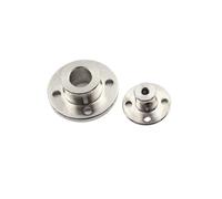 Raccords d'axe d'arbre, 1/3Pcs 3-10mm Accouplement à bride rigide Guide moteur Coupleur d'arbre Pièces de transmission puissance Connecteur(3pcs 3.17mm)