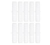 Raccords de barbe en plastique Connecteurs de barbecue kuuleyn 10pcs tuyau en plastique Barb ajustement d'adaptateur Union Joint Splicer égal à barbelé égale égale (12-12 mm direct)