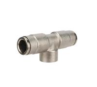 Raccords de buse à insertion rapide à filetage femelle 1/8", raccords en T à insertion rapide for tuyau haute pression 3/8", coudes, sièges de pulvérisation 2 pièces(Tee Nozzle Seat 3/8'')