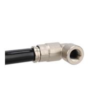 Raccords de buse à insertion rapide à filetage femelle 1/8", raccords en T à insertion rapide for tuyau haute pression 3/8", coudes, sièges de pulvérisation 2 pièces(Elbow Nozzle Seat 3/8'')