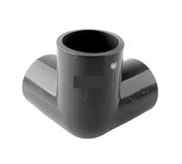 Raccords de cadre de plantation hydroponique à 3 voies, connecteurs de tuyaux en PVC, Irrigation 20~50mm, Joint d'étagère tridimensionnel 3D, bricolage, 2~50 pièces(25mm inner dia,10pcs)