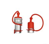 Raccords de coupleur hydraulique à connexion rapide 1/2 1/4 3/8 pour NPT ISO7241-A en acier au carbone pour Pioneer Style avec bouchon anti-poussière Débit 3600 PSI évalué (NPT3/8)