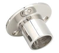 Raccords de Main Courante de Bateau en Acier Inoxydable, Résistance Supérieure à la Corrosion, Base Ronde à 90 Degrés pour Yacht (30MM)
