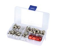 Raccords de mamelon de graisse Vikye, ensemble de remplacement de paquet de mamelon de graisse en métal pièce de lubrification mécanique avec boîtier en plastique pour automobile