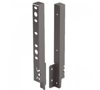 Raccords de paroi arrière pour tiroir ArciTech - H 250 mm - anthracite HETTICH