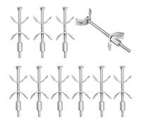 Raccords de Plan de Travail 10 Pcs M6 Raccords d'Assemblage Connecteur, Connecteur de Plan de Travail 100mm Boulons de Raccordement de Meubles de Cuisine pour Assembler, Serrer et Fixer