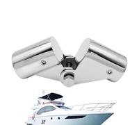 Raccords de rail de bateau - Matériel de connecteur en acier inoxydable, système de jonction de tuyau de yacht, conception de support structurel résistant | Cadre d'ombrage de pont renforcement