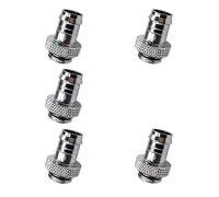 Raccords de refroidissement à eau filetés G1 / 4 de 3/8 pouces, conçus avec précision, pour tubes en silicone de 8 mm à 10 mm, pièces de refroidissement liquide pour ordinateur