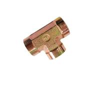 Raccords de transition hydrauliques Té coudé 1/8"-1" BSP | Filetage femelle multidirectionnel direct for tubes d'huile(BSP 3,1/4")