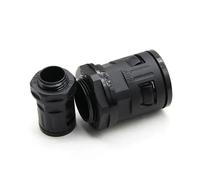 Raccords de tubes ondulés en plastique et nylon, raccords d'extrémité de tuyaux, presse-étoupe(AD10 M12,5pcs)