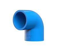 Raccords de tuyau d'eau coudés en PVC bleu, 20-50mm, 1 à 20 pièces, raccords d'eau à Angle droit à 90 °, raccords for aquarium(I.D 25mmBlue,20pcs)