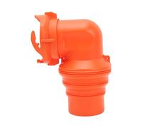 Raccords de Tuyau D'égout pour Camping-car, Coude de Tuyau D'égout pour Camping-car avec Couvercle, Connecteur de Tuyau D'égout à Installation Facile à 90 Degrés, Adapté au Tuyau D'égout de Yacht, Cam