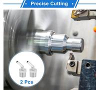 Raccords De Tuyau En Acier Inoxydable 304 5/16" Od 1/2" Bspt Coude 45 Degrés Pour Air Eau Huile Gaz Carburant 2 Pièces Ton Argent
