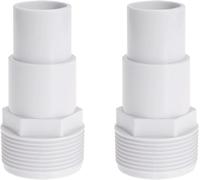 Raccords De Tuyau Pour Piscine-DiamèTre : 32/38 mm Sur 1,25""/1,5"",Blanc,(2 Pièces)