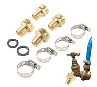 Raccords de tuyau Quick Connect | Raccord rapide anti-fuite - Kit de réparation d'extrémité de tuyau d'arrosage - Pour maison, bateau, jardin, extérieur, bain des animaux domestiques, irrigation