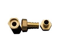 Raccords de tuyauterie en laiton, diamètre intérieur 3 mm-25 mm, connecteur de tuyau M6-M22 et filetage femelle 1/8'' 1/4'' 3/8" 1/2'', for carburant, air, gaz, eau, huile(14mm,1/2")